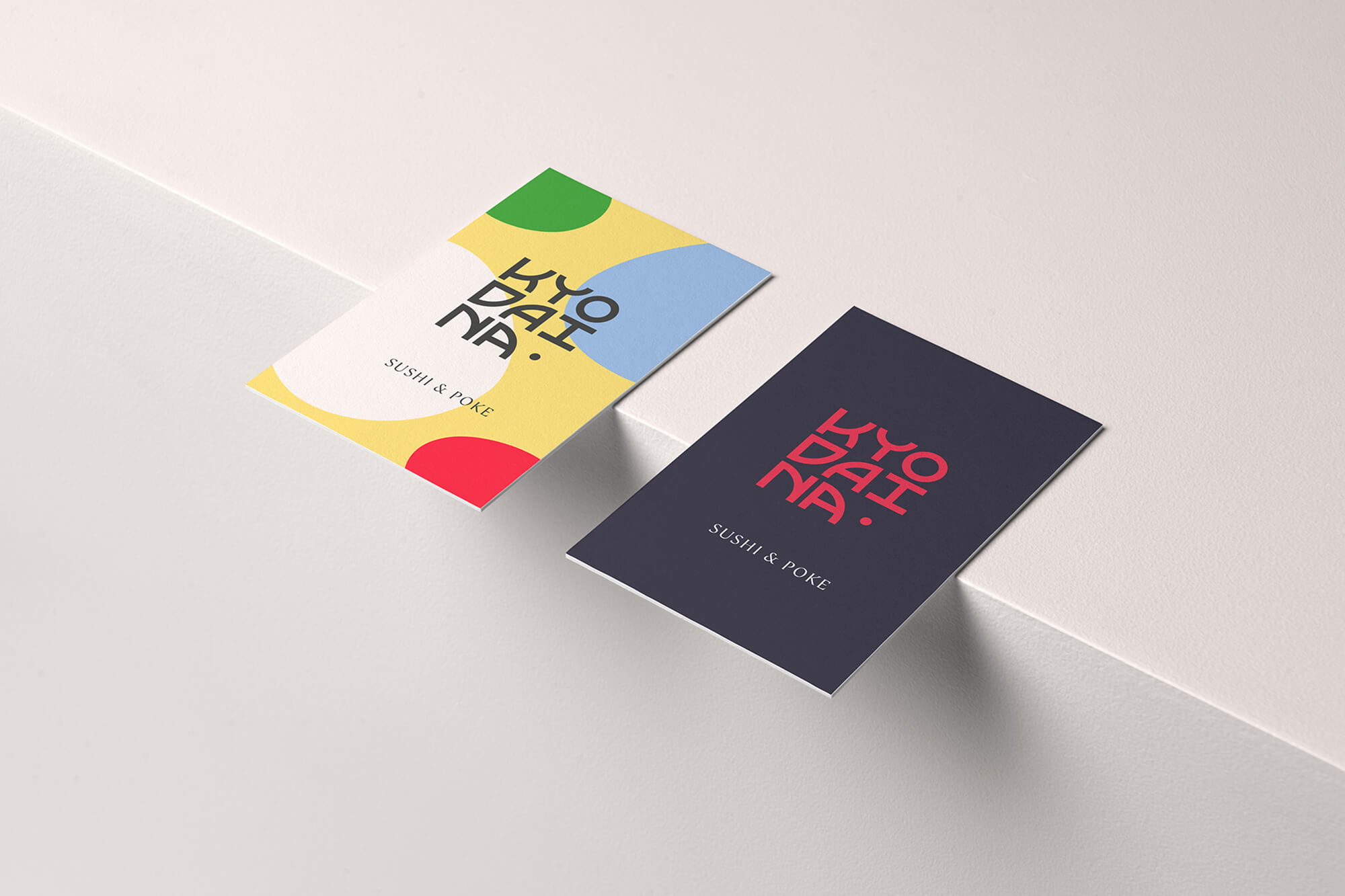 Branding Kyodaina Poke Sushi Cards